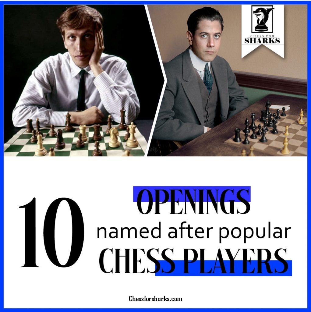 10 openings named after popular chess players