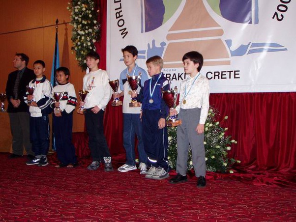 The 2002 U12 World Youth Championship top finishers