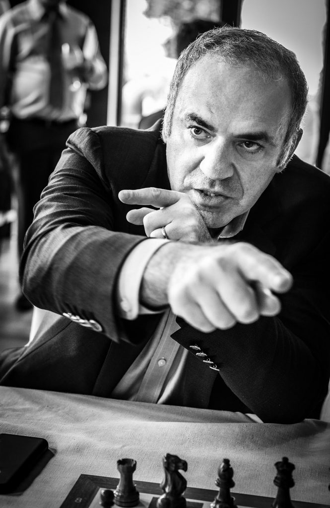 A shot of former World Champion, Garry Kasparov by David Llada