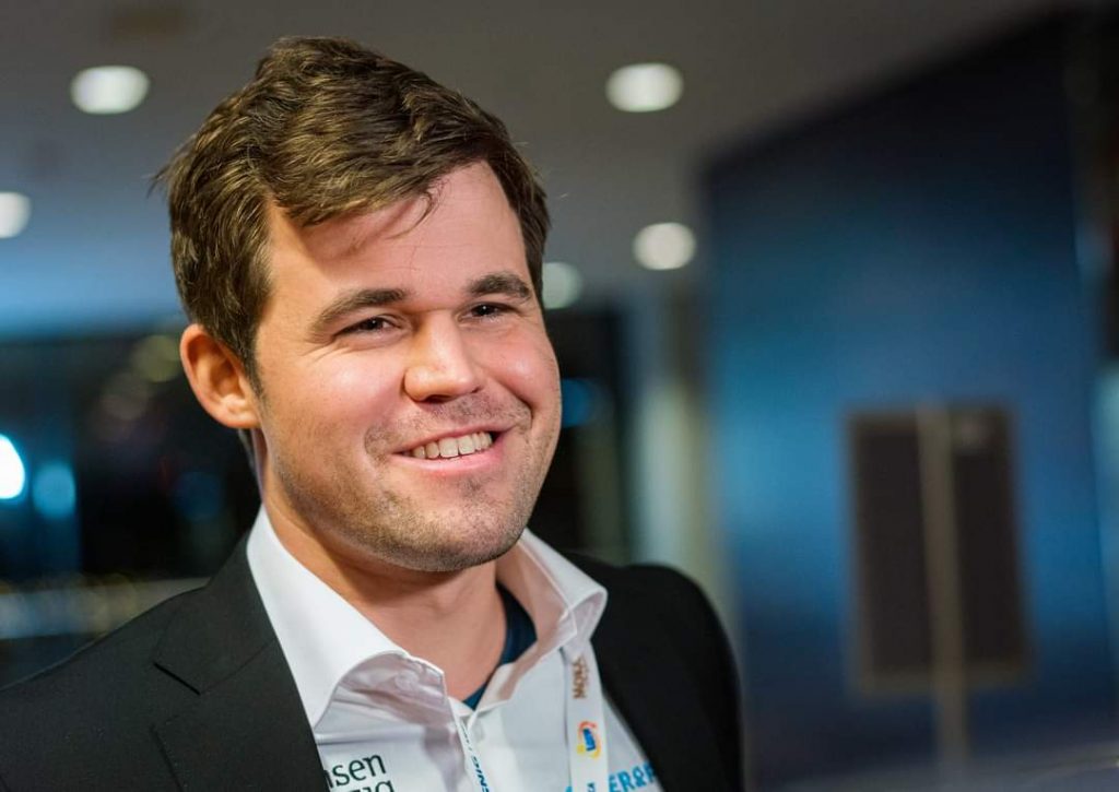 Magnus Carlsen Smiling