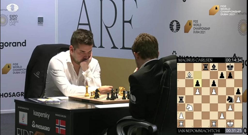 Carlsen Inflicts Third Loss On Nepo in FIDE World Chess Championship 2021