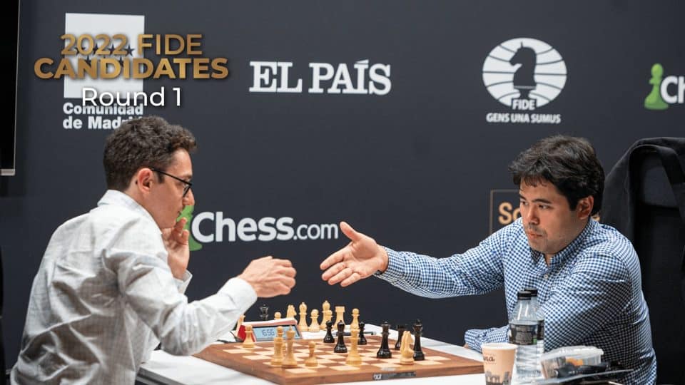 Round 1 of the FIDE Candidates Tournament 2022