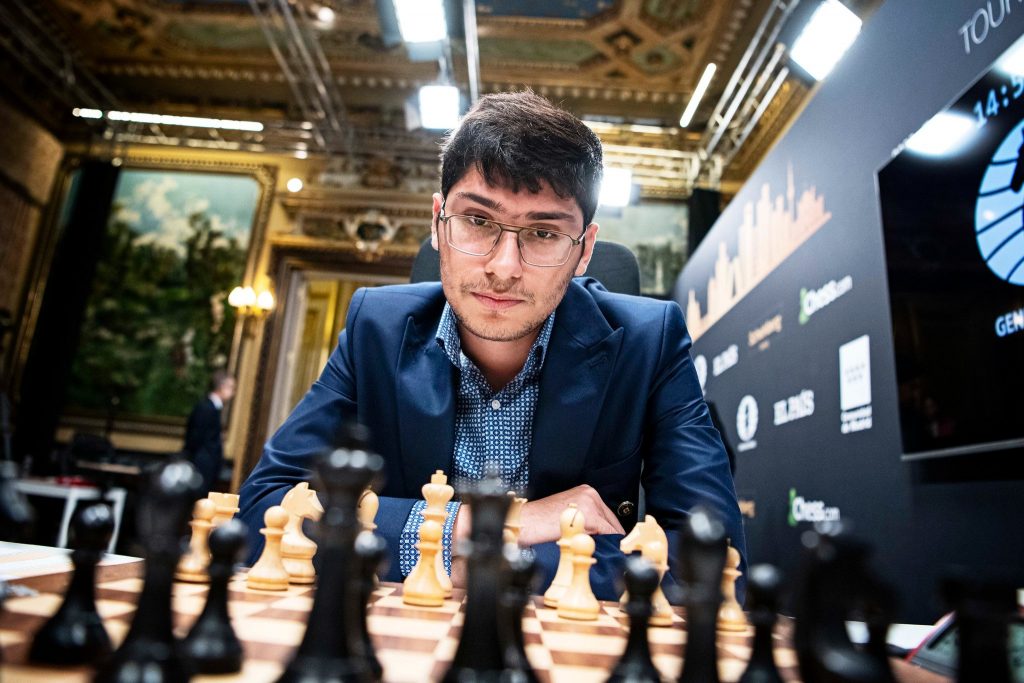 Round 8 of the FIDE Candidates Tournament 2022:  Alireza Firouzja vs Radjabov