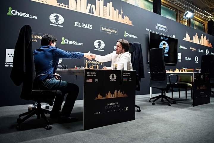 Nakamura defeats Radjabov in ROUND 2 OF THE FIDE CANDIDATES TOURNAMENT 2022