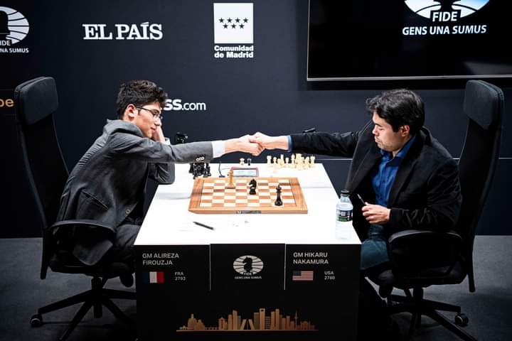 Firouzja vs Nakamura in Round 3 of the FIDE Candidates Tournament 2022