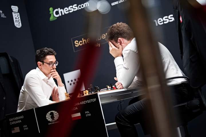 Caruana vs Duda in Round 3 of the FIDE Candidates Tournament 2022