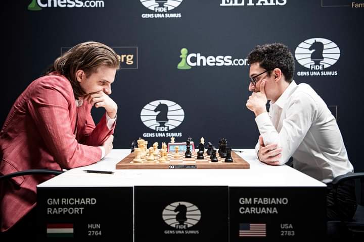Rapport vs Caruana in Round 12 Of The FIDE Candidates Tournament 2022