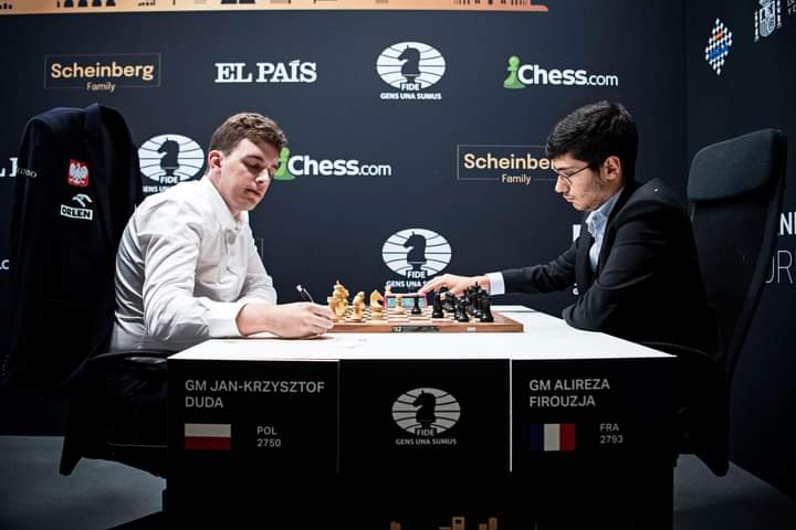 Duda vs Firouzja in Round 12 Of The FIDE Candidates Tournament 2022