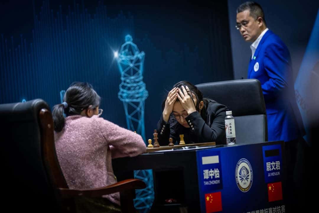 Ju Wenjun Leads After Days 4 and 5 of The FIDE Women's World Chess Championship 2025 2 AD 4nXd4A30jCn553UKQG