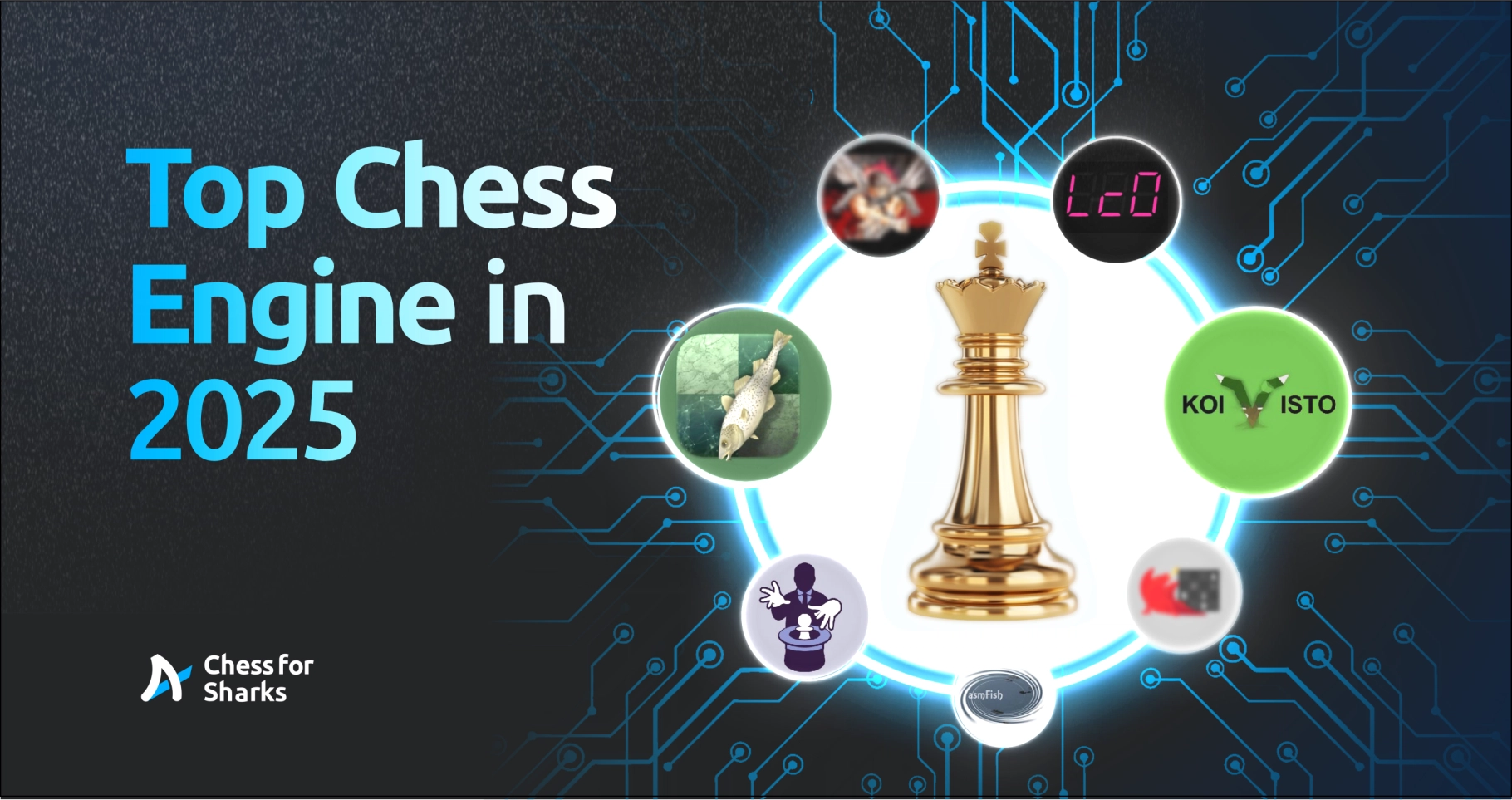 Graphic showing different type of chess engines