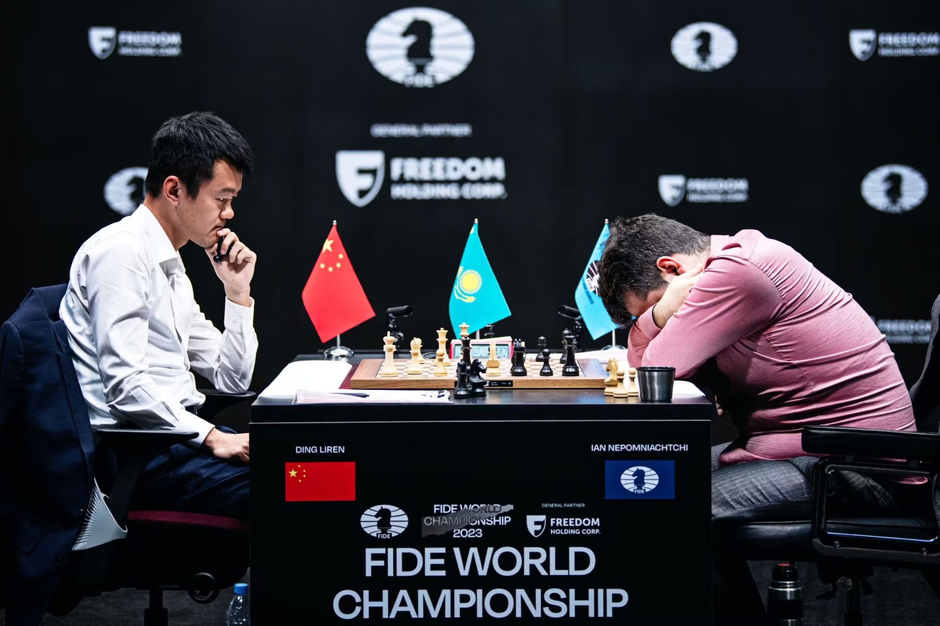 Ding defeats Nepo in the 2023 FIDE World Championship